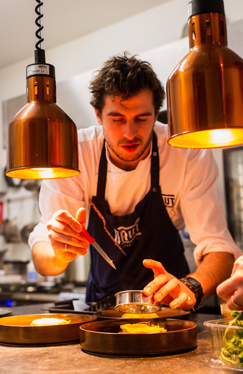 Chef cooking